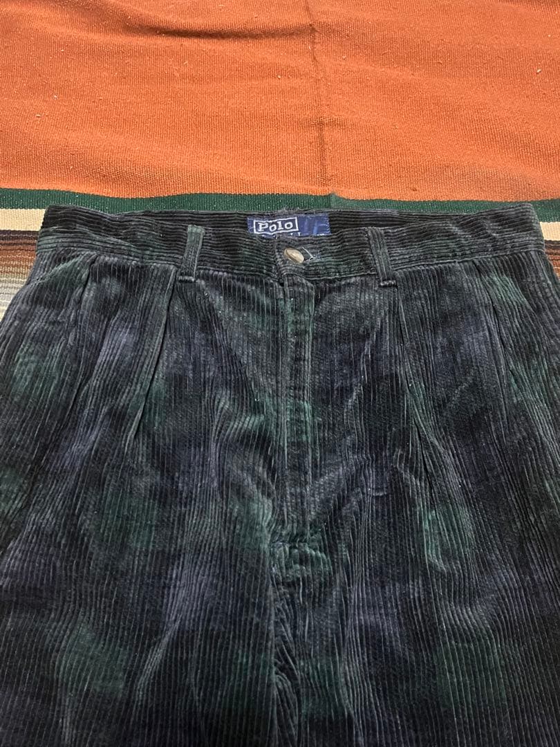 90s Ralph Lauren コーデュロイパンツ \"BLACK WATCH\"
