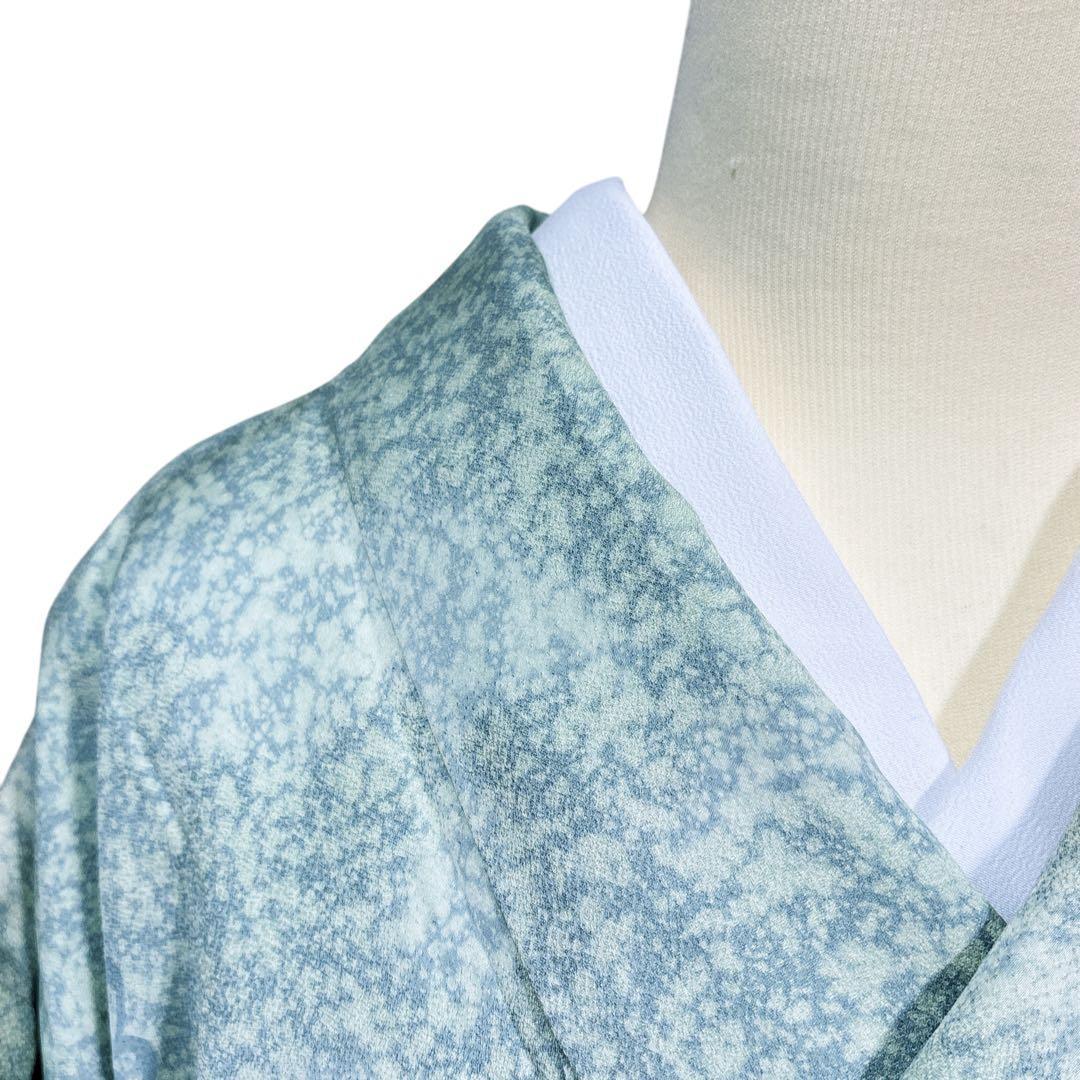 A130愛華 着物 訪問着　作者物　落款あり　辻ヶ花　正絹　美品