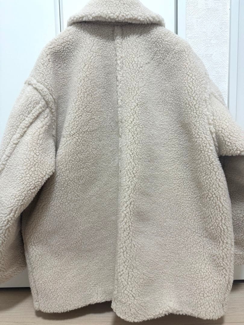 【CLANE】RIDGE POCKET BOA OVER COATボアコート