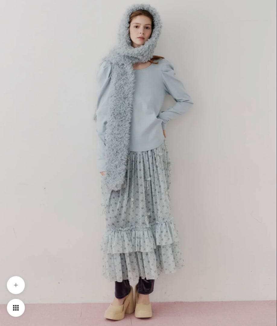 【新品未使用】LA BELLE ETUDEムートンマフラー