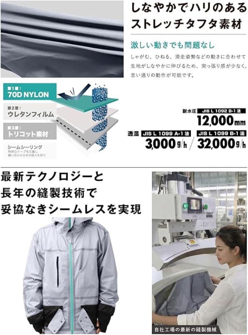 AshgreemNotyet スノーウェアジャケット Mサイズ