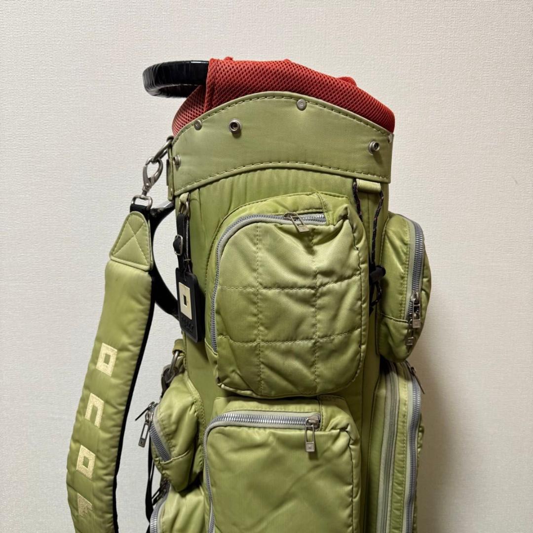 ONOFF オノフ キャディバッグ ゴルフバッグ ナイロン グリーン
