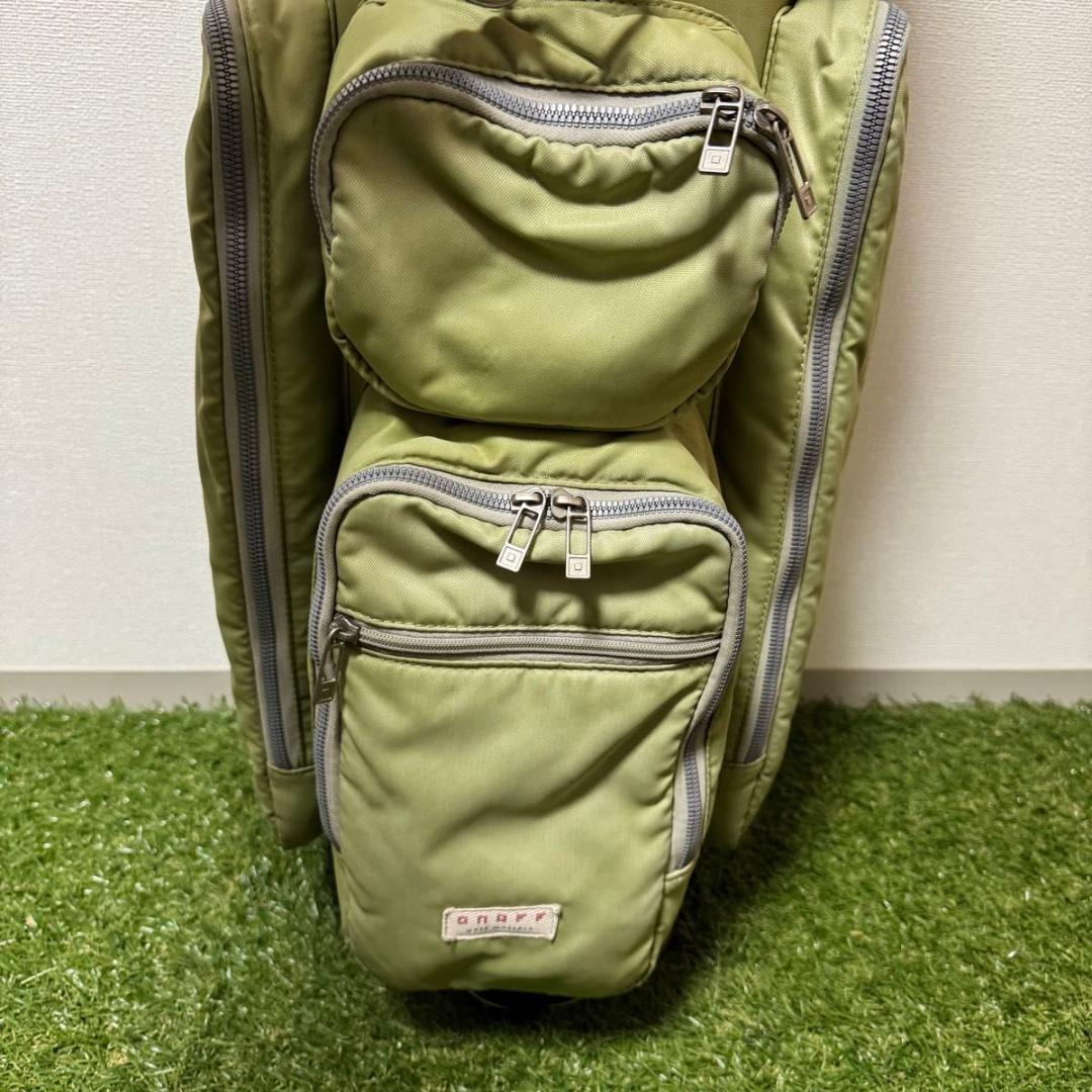 ONOFF オノフ キャディバッグ ゴルフバッグ ナイロン グリーン