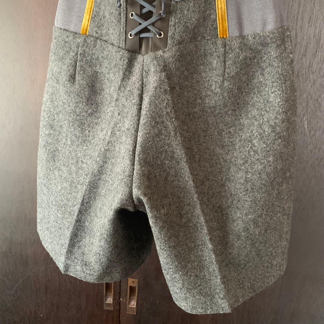 編み上げコルセットジョッパーズ風フェルト生地ハーフパンツ✨美品／アンダーカバー