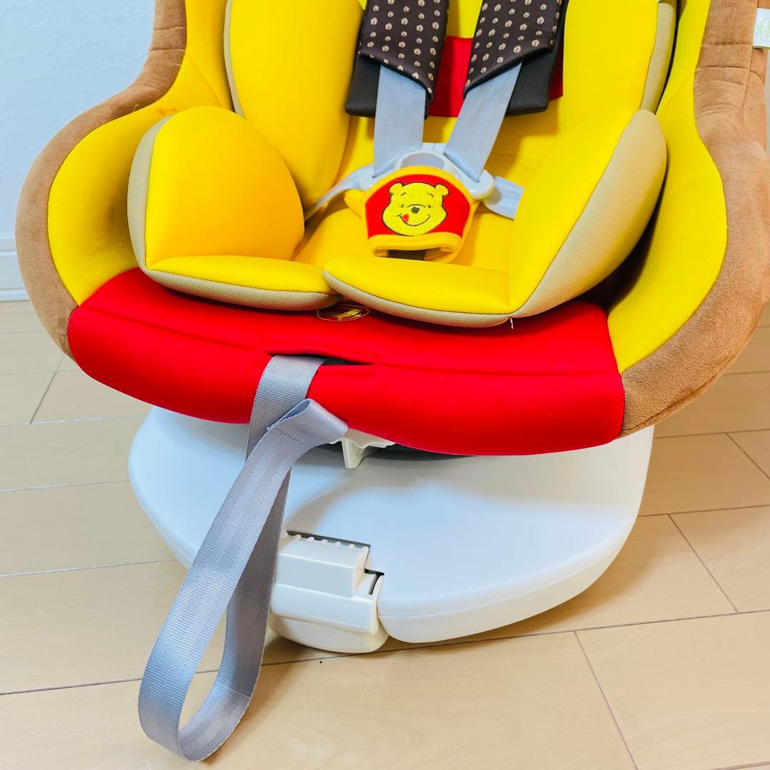 西松屋　ターンシートくまのプーさんチャイルドシート ISOFIX DN-1002