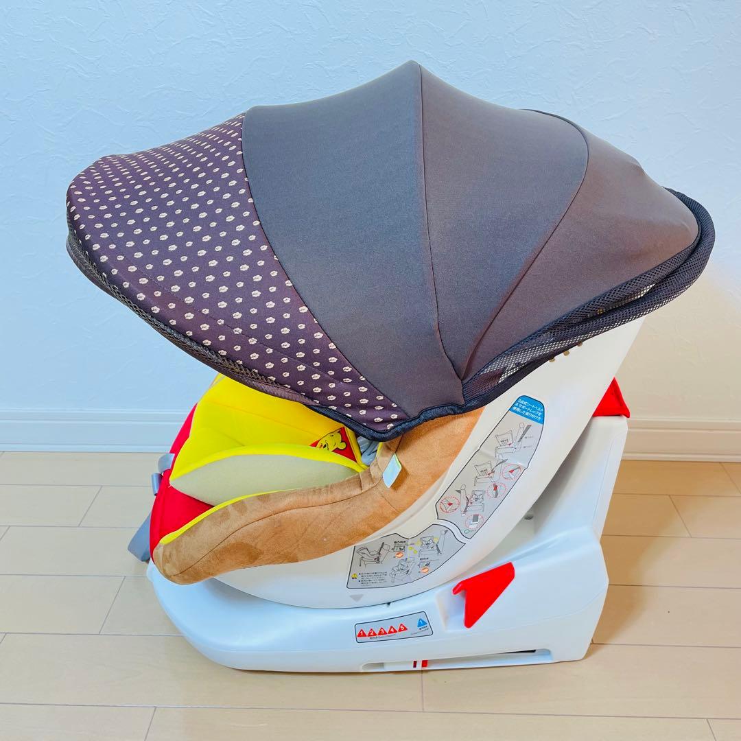 西松屋　ターンシートくまのプーさんチャイルドシート ISOFIX DN-1002