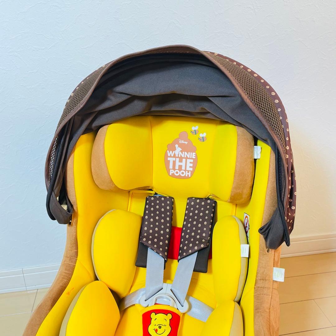 西松屋　ターンシートくまのプーさんチャイルドシート ISOFIX DN-1002