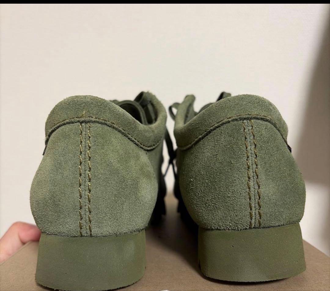 クラークス ワラビー GTX LodenGreen US7.5 26cm