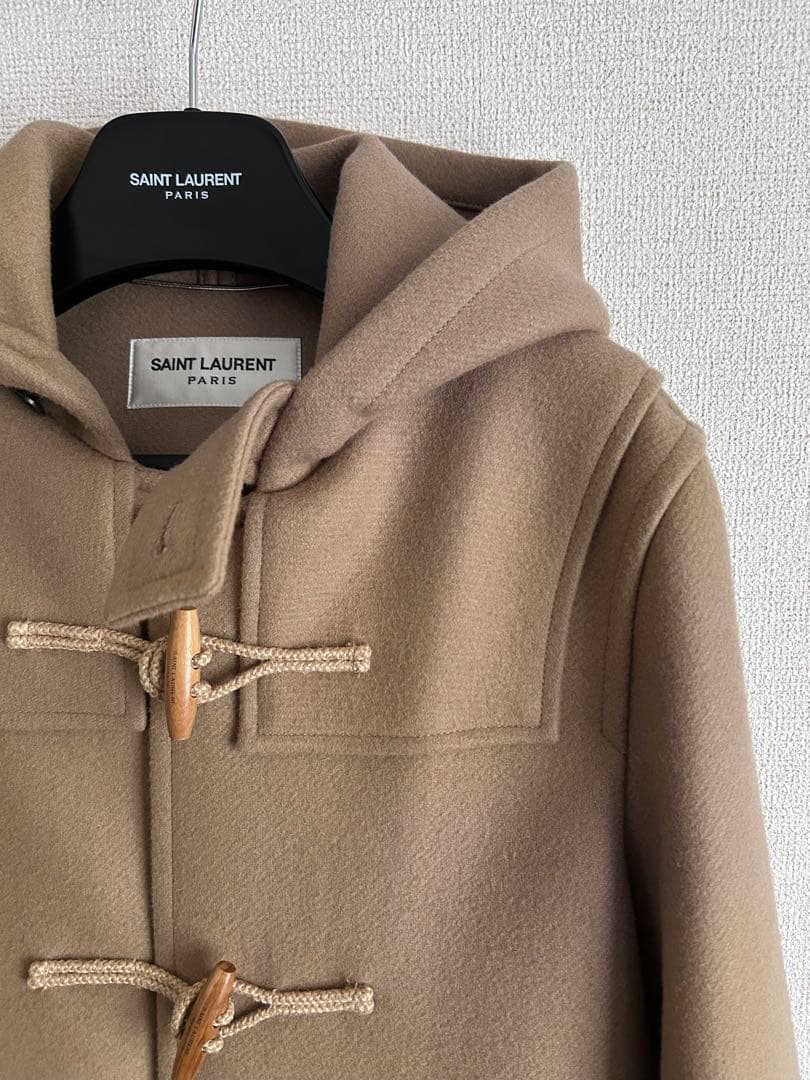 SAINT LAURENTサンローラン ベージュ ダッフルコート 48