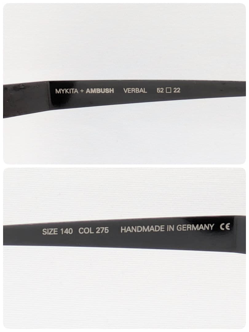 MYKITA × AMBUSH VERBAL サングラス マイキータ コラボ 黒