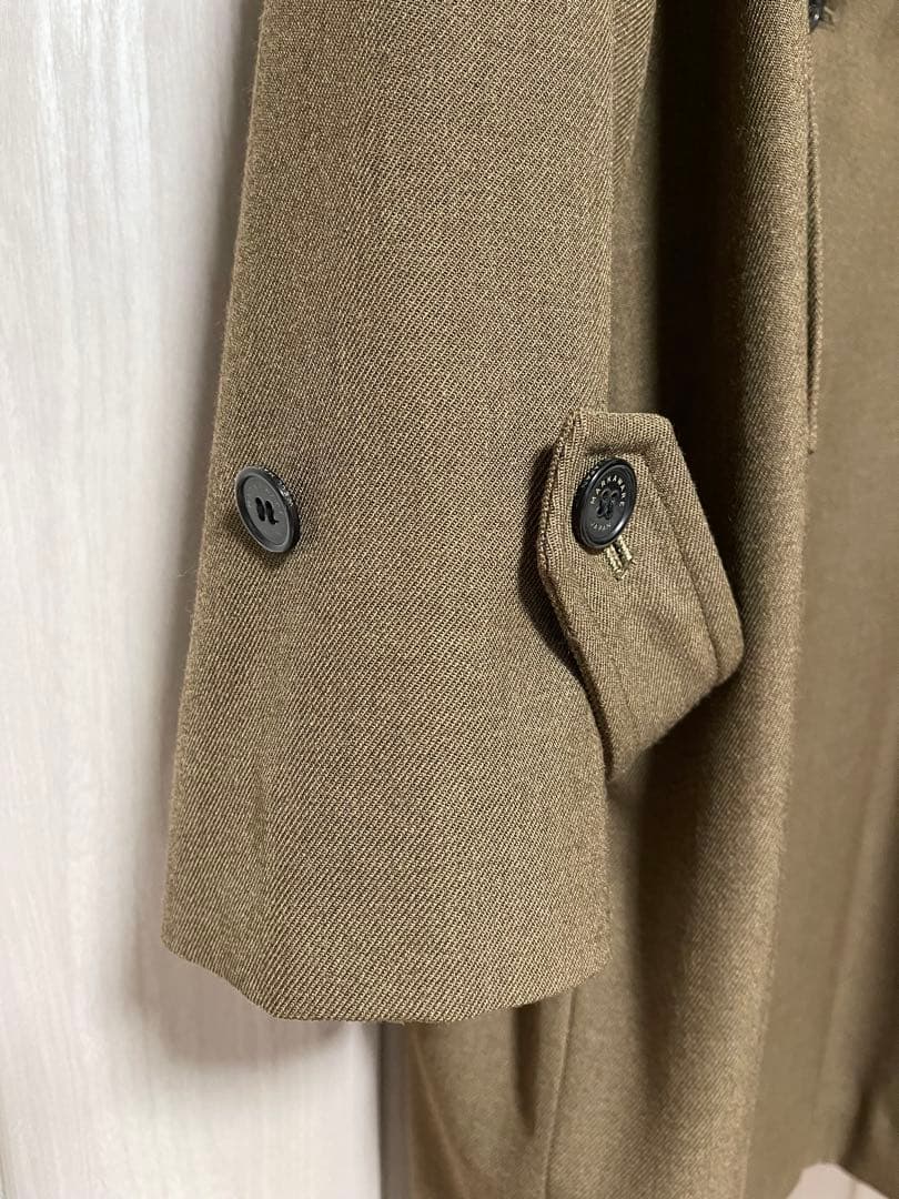 MARKAWARE Wool Survival Clothトレンチコート カーキ