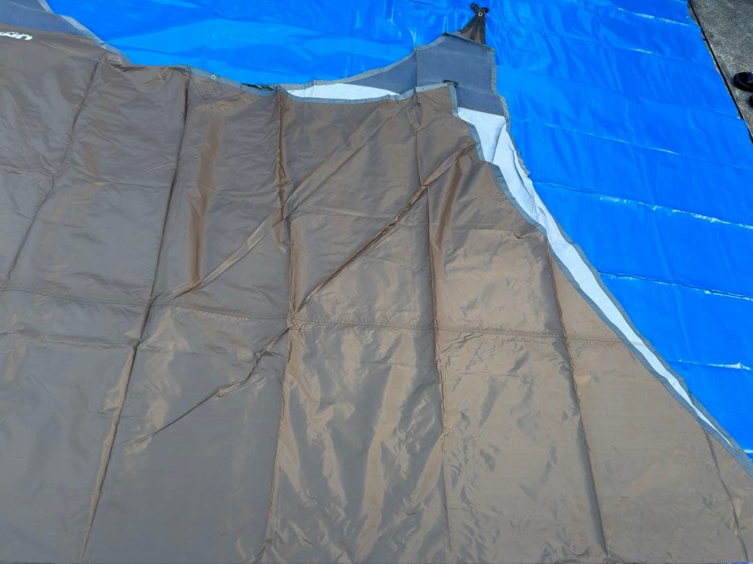 【美品】ユニフレーム　REVOタープＭ　TAN ポールセット