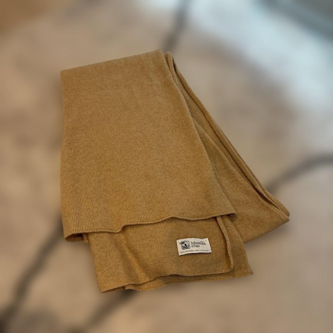 Johnstons of Elgin カシミヤ100% マフラー