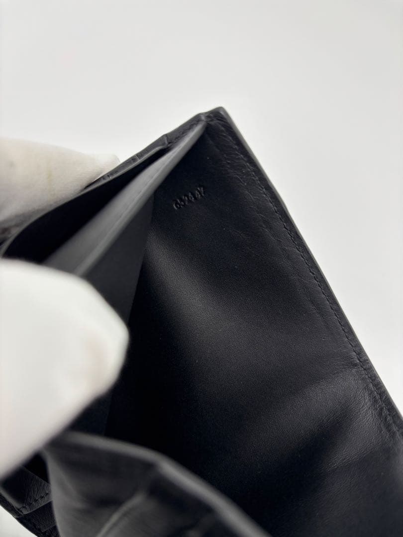 ゆ*や様 LOEWE パズル スリム コンパクト ウォレット ブラック