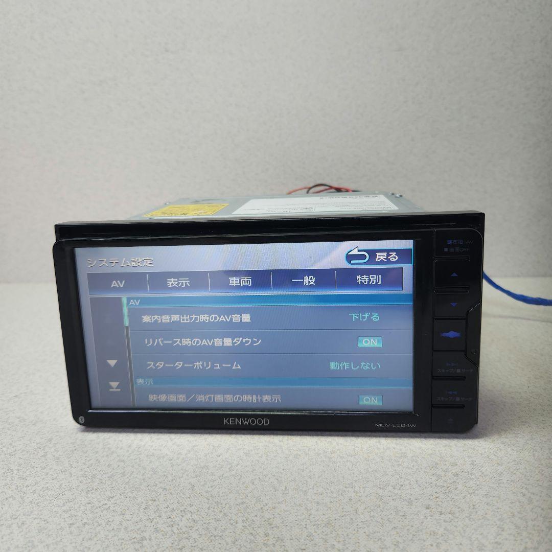 KENWOOD MDV-L504W ケンウッドナビ　フルセグ2017