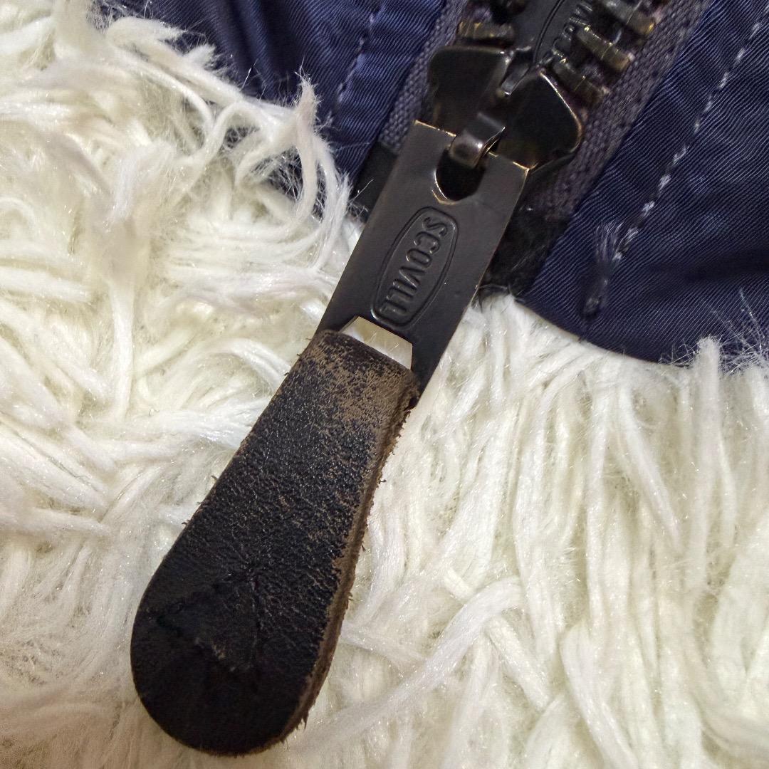 【美品】アルファ MA-1 68年復刻 フライトジャケット L ネイビー USA