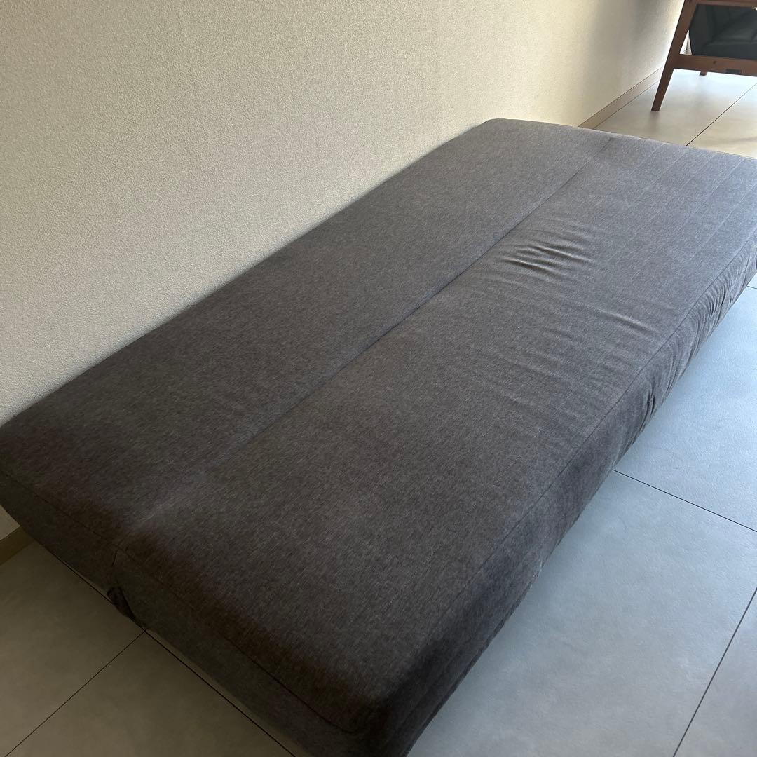 無印良品 ソファベッド 現行品 木製脚12cm付き