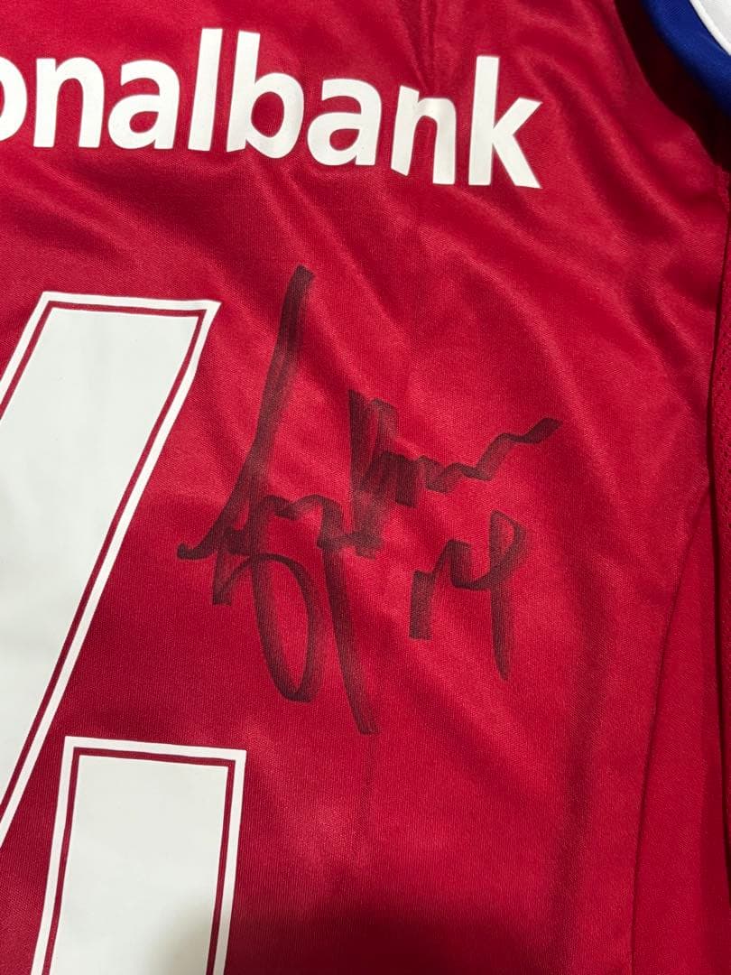 柿谷曜一朗 FCバーゼル 直筆サイン入りユニフォーム