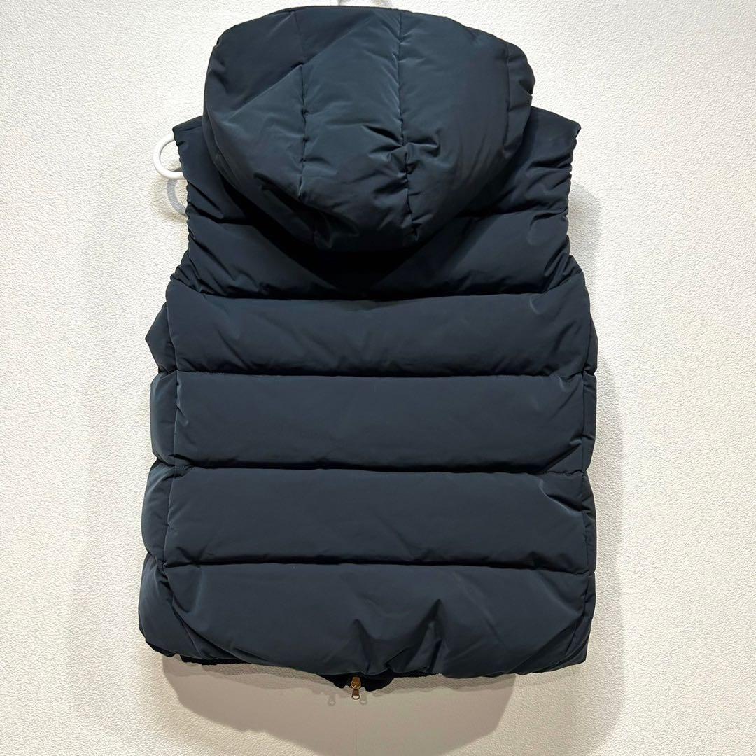 【極美品】タトラス　TATORAS ネイビー ダウンベスト フード付き 03