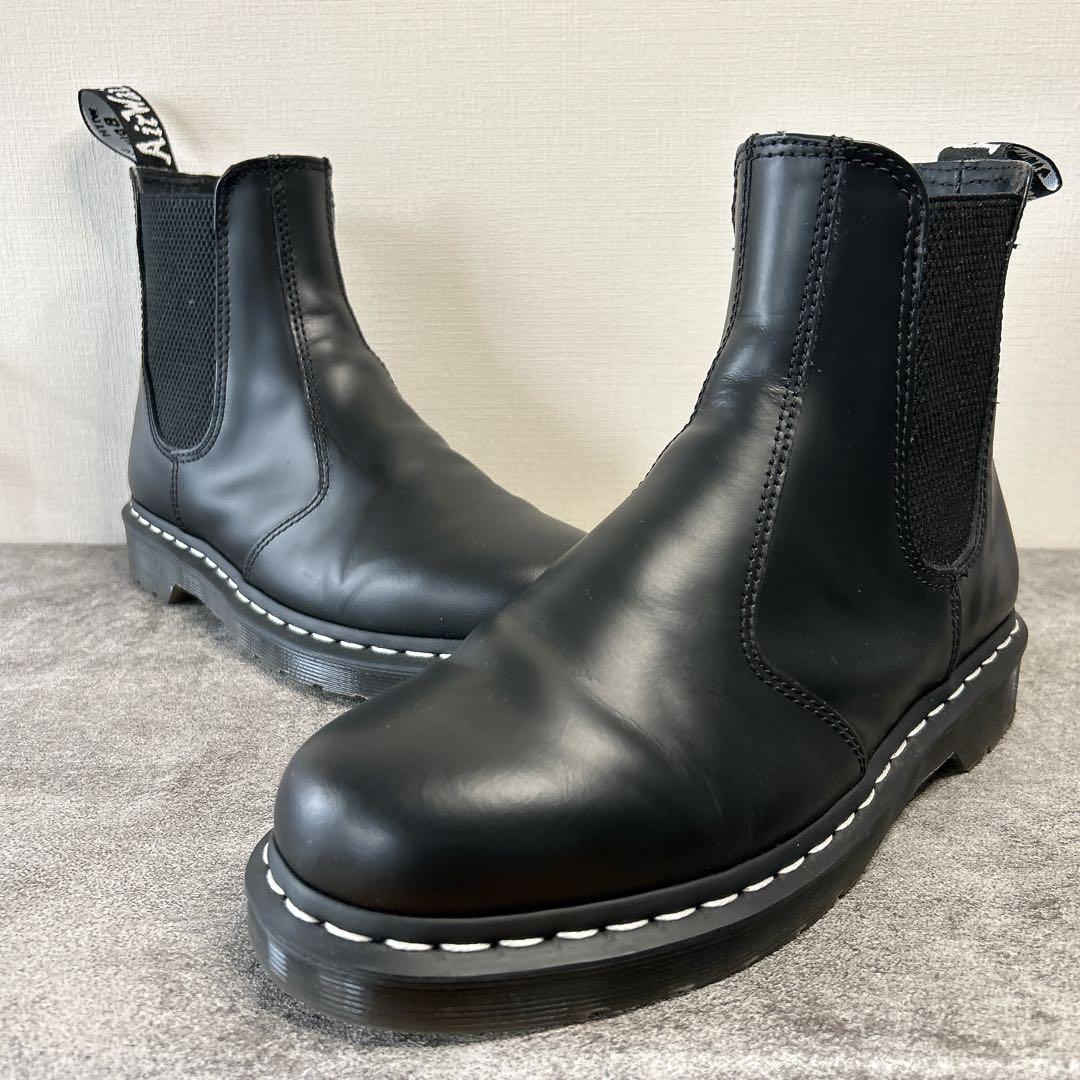 極美品✨ドクターマーチン 2976 WS チェルシーブーツ サイドゴア ホワイト