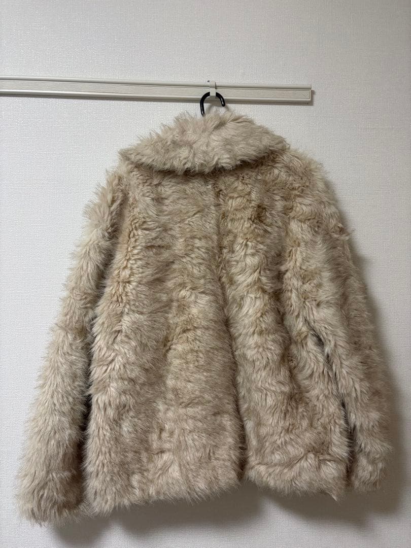 SLY ベージュファーコート @shiroishi