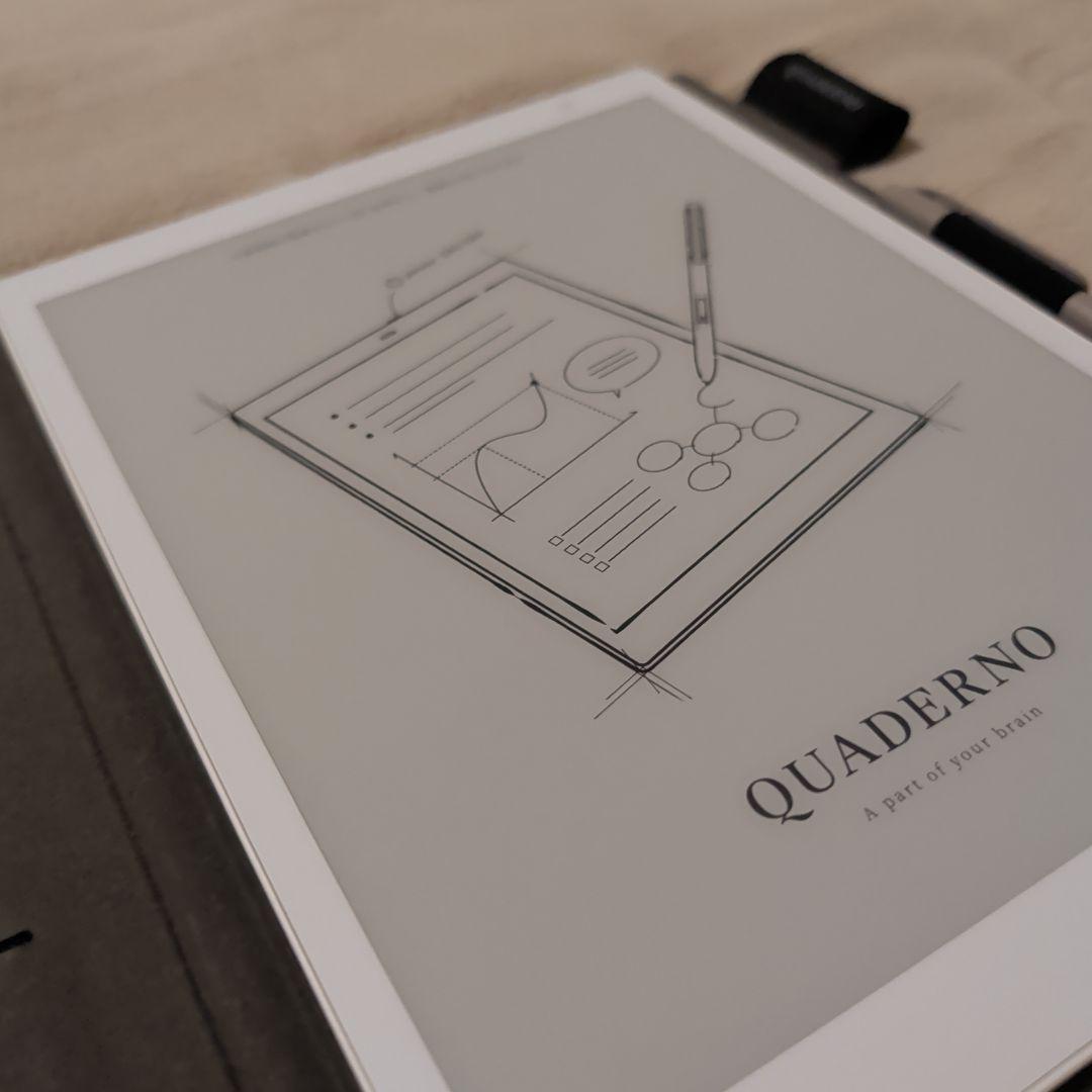 【美品】富士通 QUADERNO A5 (Gen.2) 純正ペン・専用ケース付き