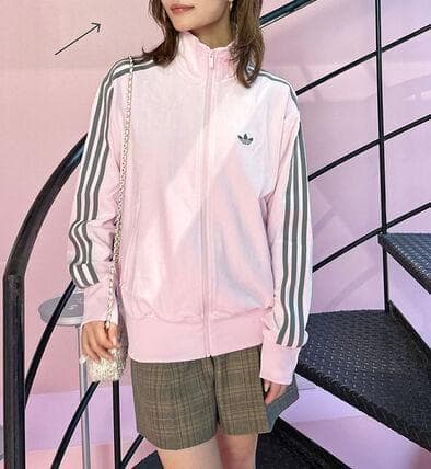 【完売品】新品XL adidas×Snidel ベロア トラックトップ ピンク