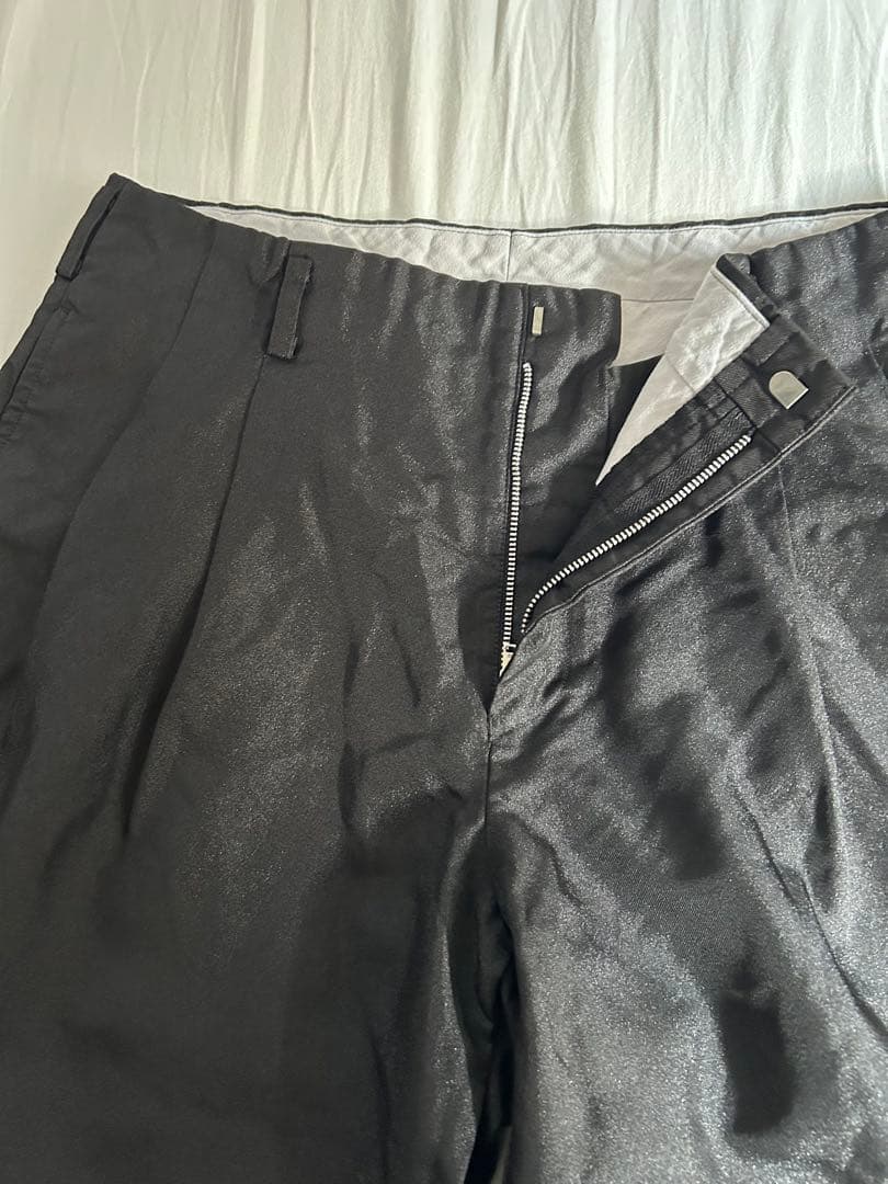 コムデギャルソンオムプリュス 19AW ポリ縮 2タックスラックス