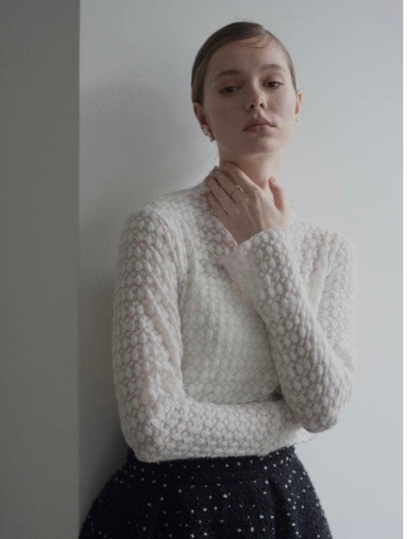 キャンディーシアー長袖トップス