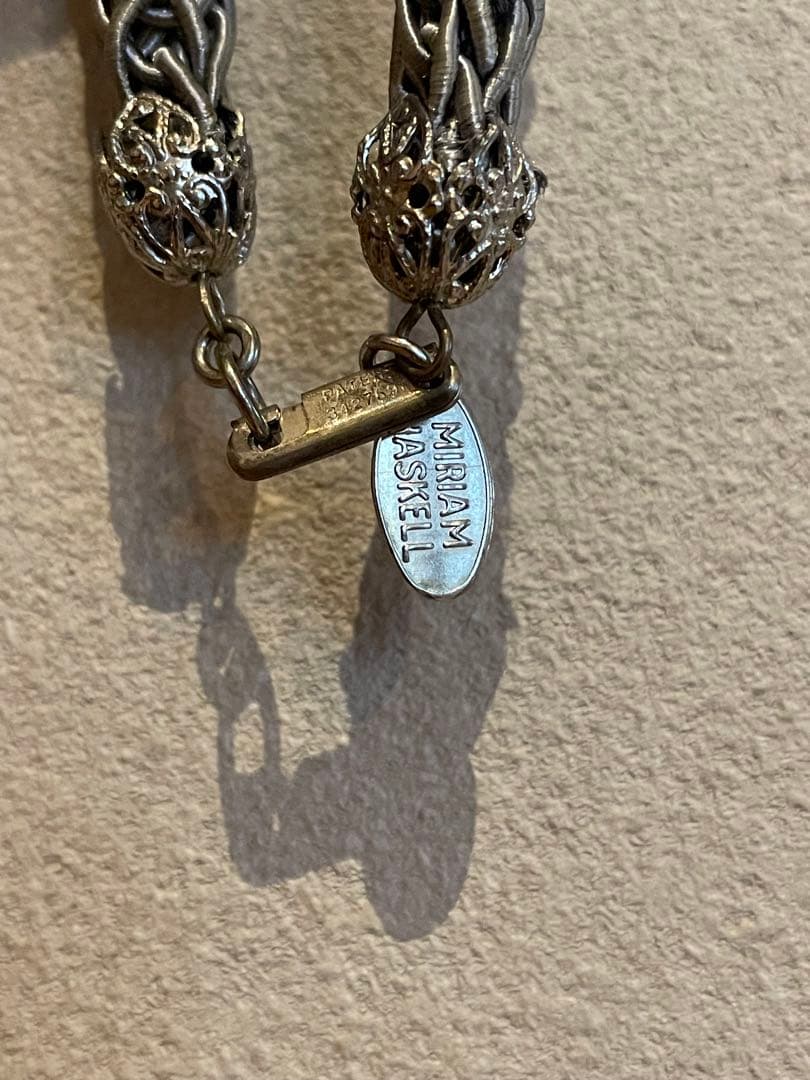 ヴィンテージ　ミリアムハスケル　ネックレス