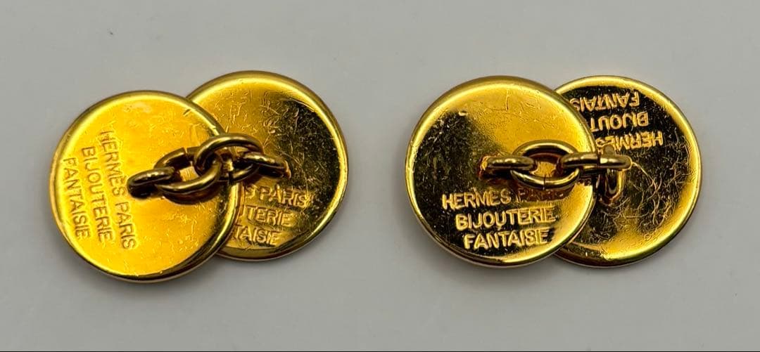 HERMES エルメス セリエ カフリボタン ゴールド 箱付き