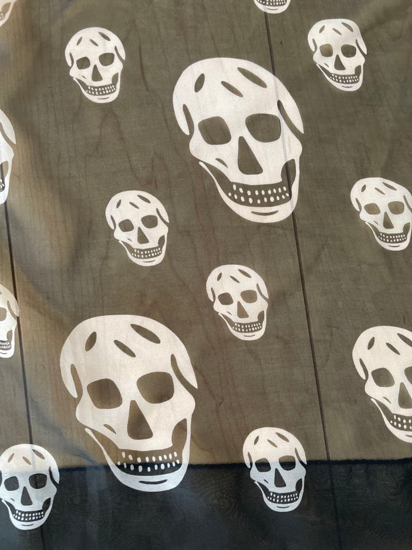 Alexander Mcqueen 未使用近い スカル ストール ショール