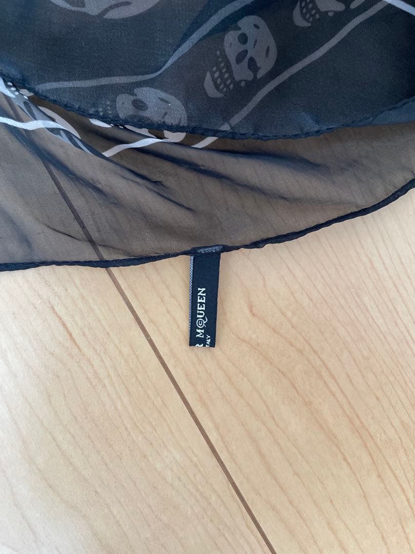 Alexander Mcqueen 未使用近い スカル ストール ショール