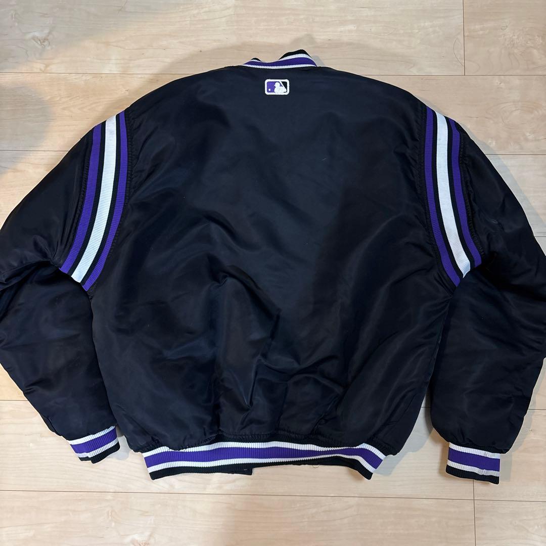 【90s】STARTER MLB コロラド・ロッキーズ スタジャン Lサイズ