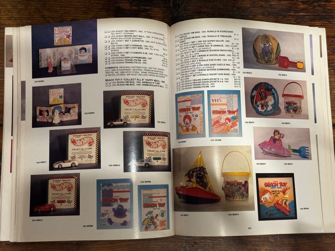 レア ヴィンテージ マクドナルド　 ミールトイ　コレクションガイド 本 洋書