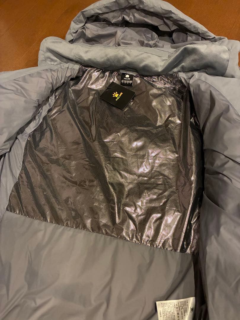 KELME フード付きベンチコート グレー