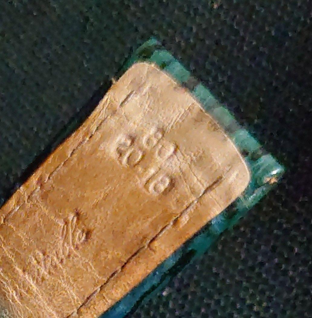 【希少カラー】ブライトリング クロノマット 純正レザーベルト＆バックル グリーン