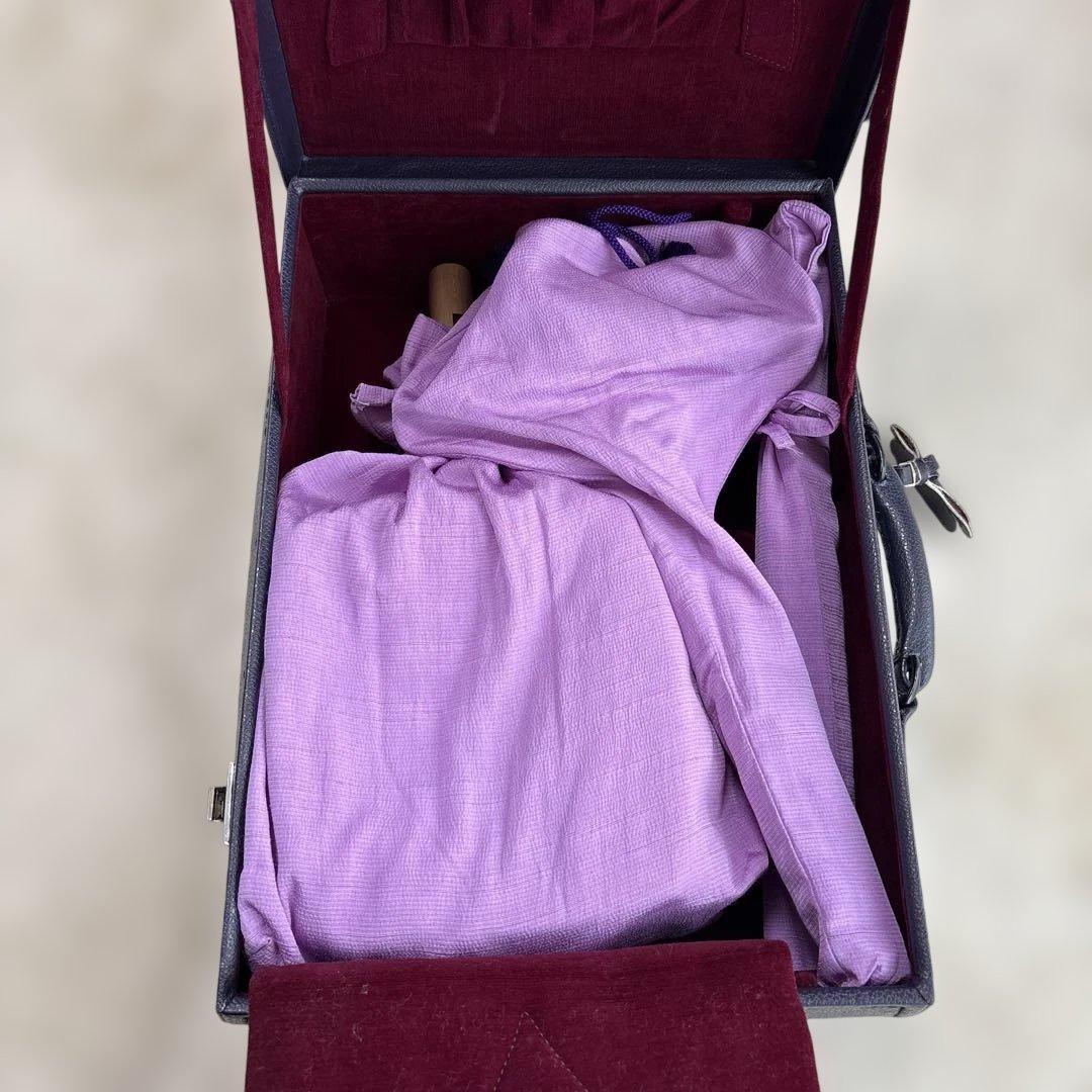 高級品？紅木！中棹！折り畳みケース付き★三味線セット◎