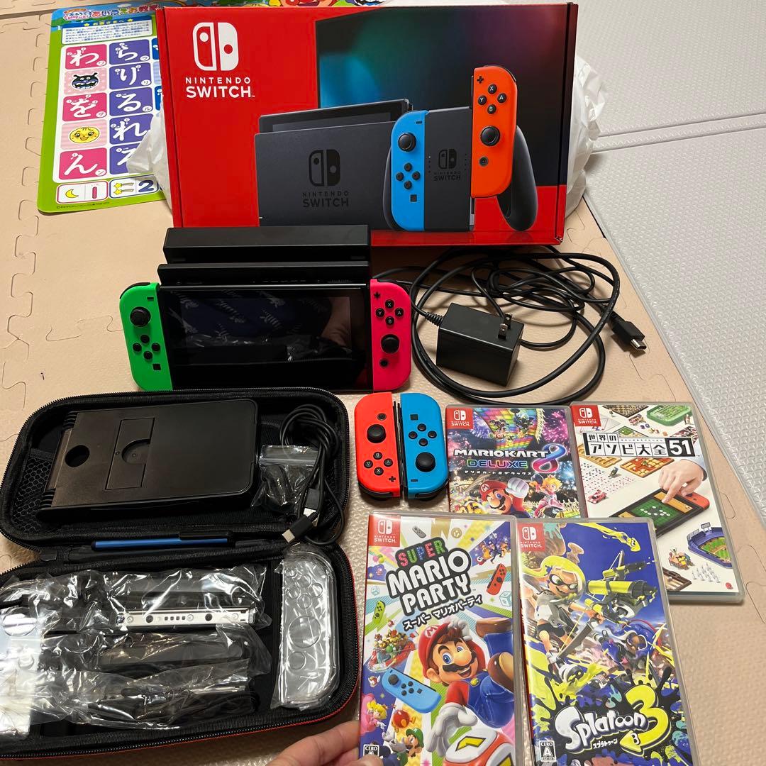 Nintendo Switch 本体セット ソフト4本
