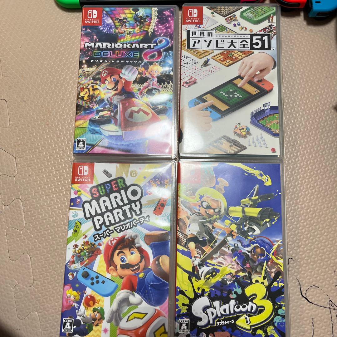 Nintendo Switch 本体セット ソフト4本