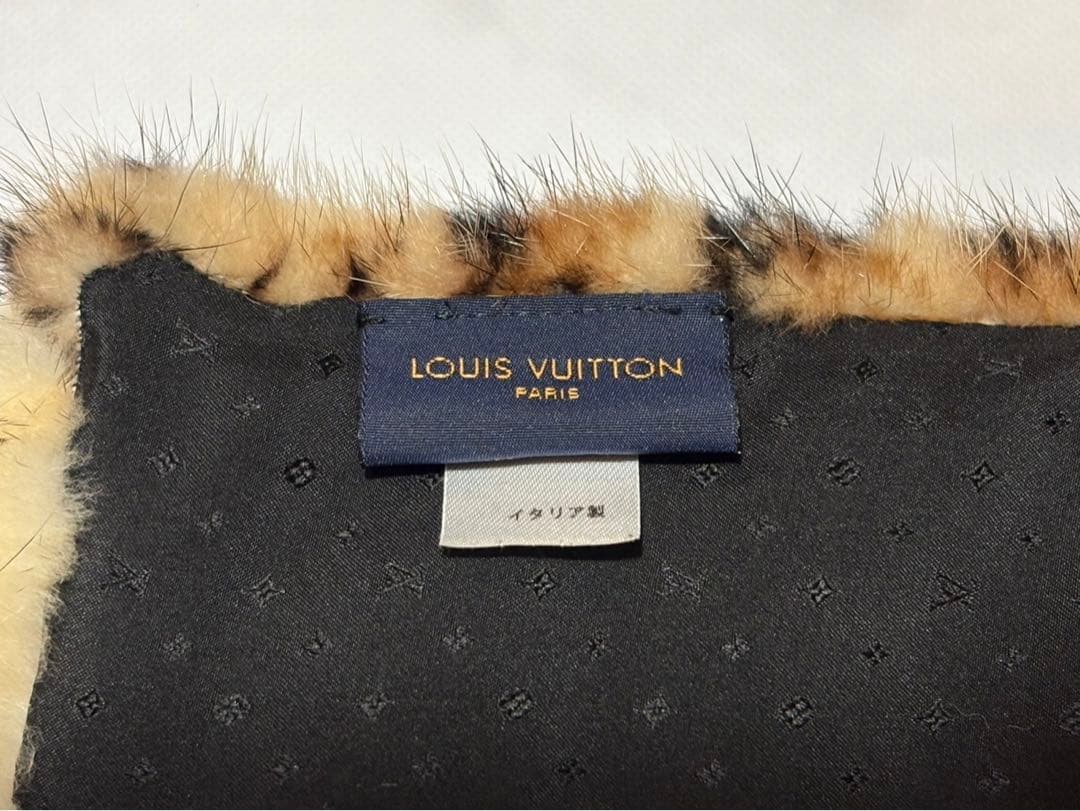 【きみ】ルイヴィトン　ミンクファー 極上品　レオパード柄MP1933