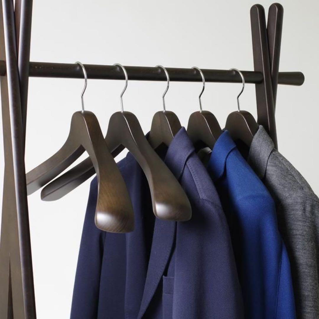 新品15日迄 中田ハンガー NAKATA ジャケット コート ハンガー 木製