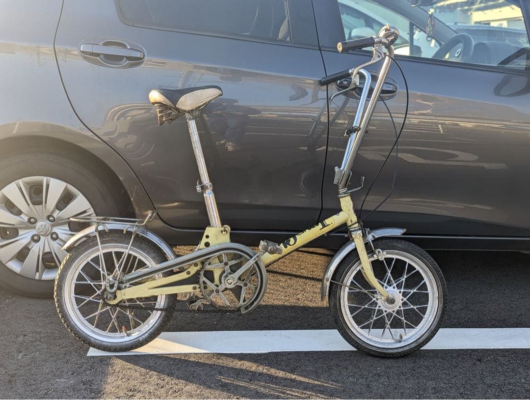 引き取り限定 ミヤタ ジグザグ 折りたたみ自転車 訳あり