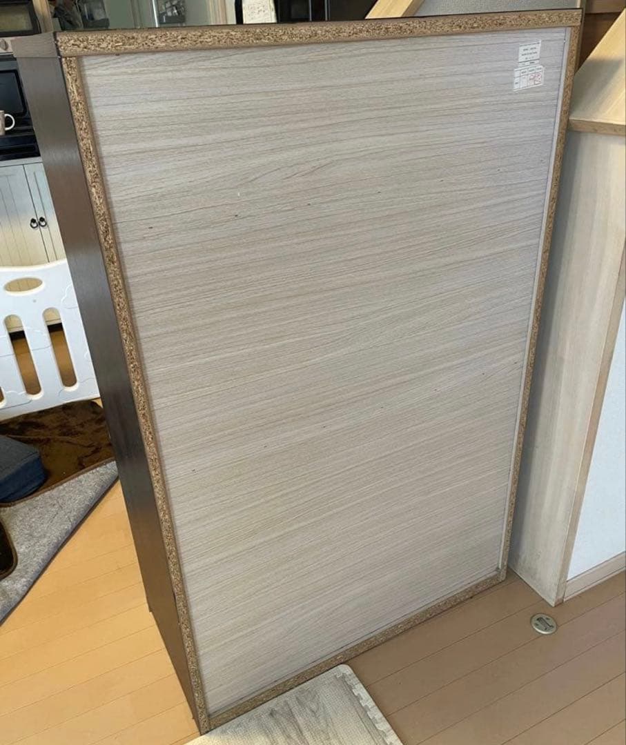 ニトリ　ダークブラウン 6段チェスト