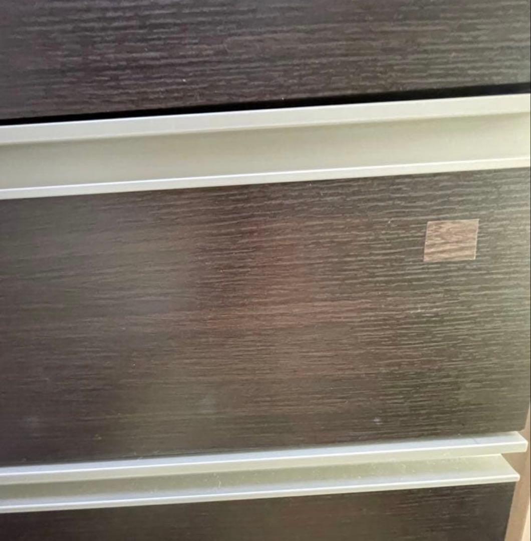 ニトリ　ダークブラウン 6段チェスト