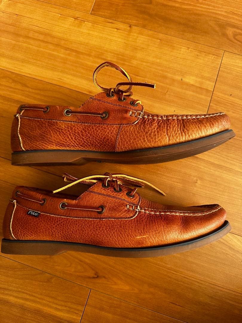 ポロラルフローレン レザーシューズ　レザーデッキシューズ　us11 29cm