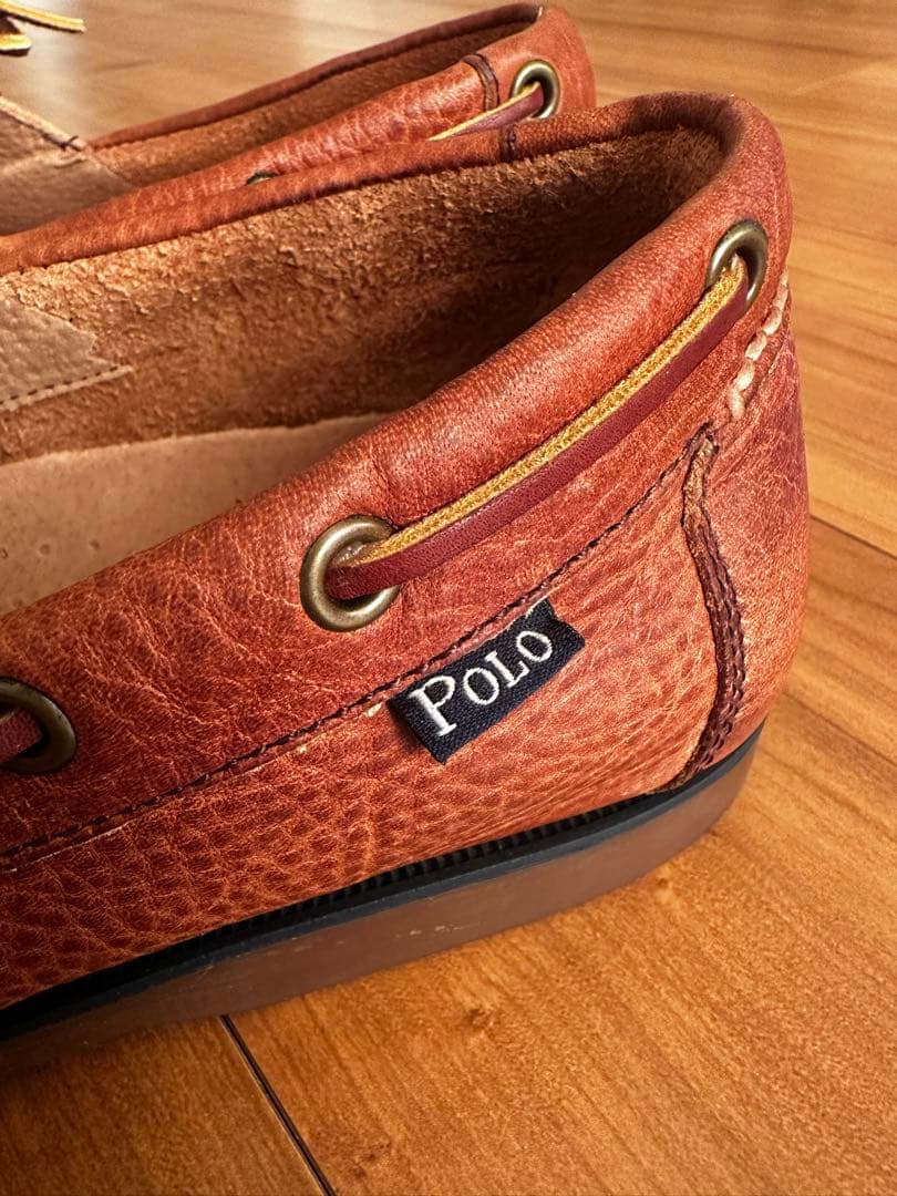 ポロラルフローレン レザーシューズ　レザーデッキシューズ　us11 29cm