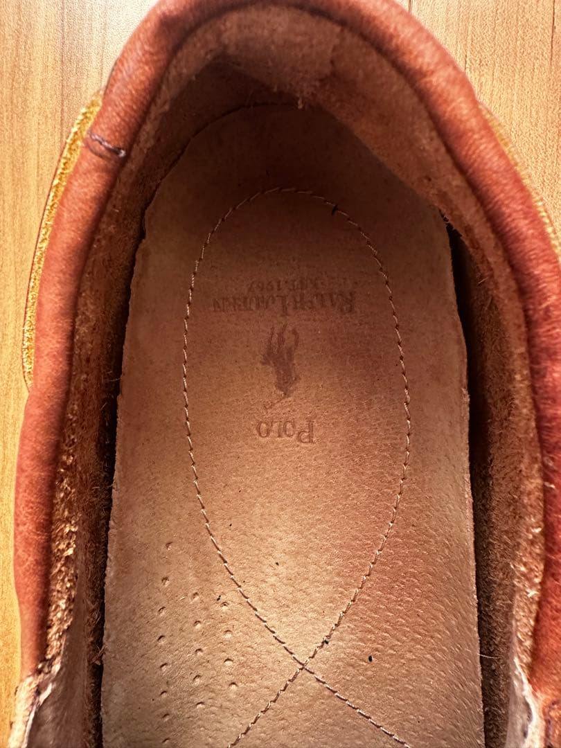 ポロラルフローレン レザーシューズ　レザーデッキシューズ　us11 29cm