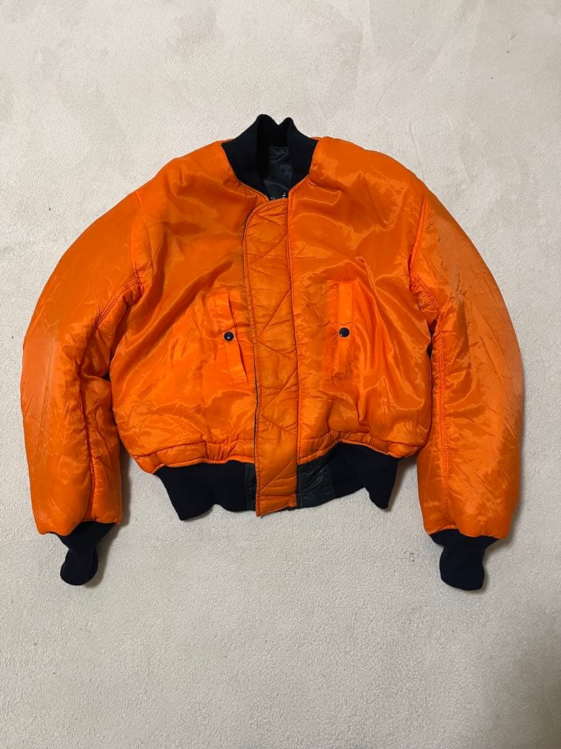 USA製　geenbrier MA-1 フライトジャケット　ネイビー　XL