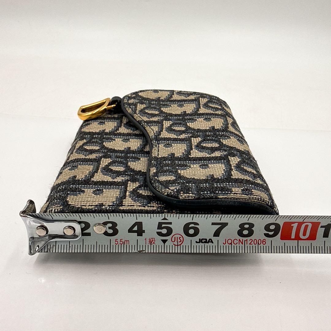 DIOR ディオール トロッター オプリーク サドル 3つ折り コンパクト財布